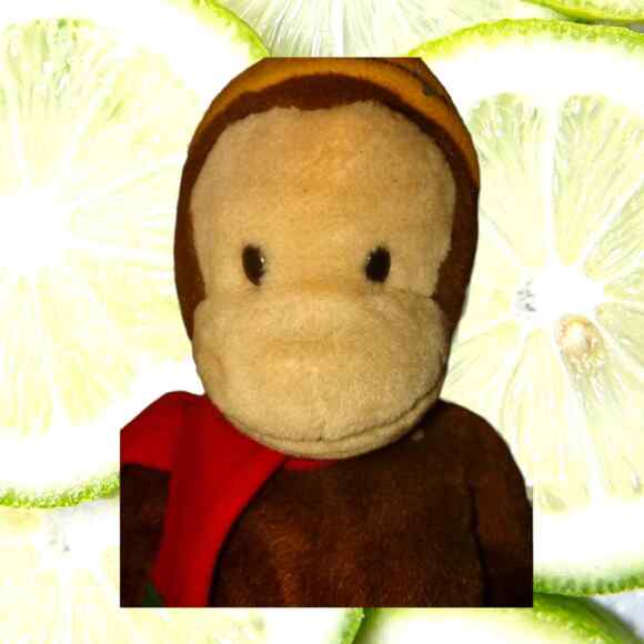 Large vintage curious George stuffed animal~Rare and hard to find - Picture 2 of 4
